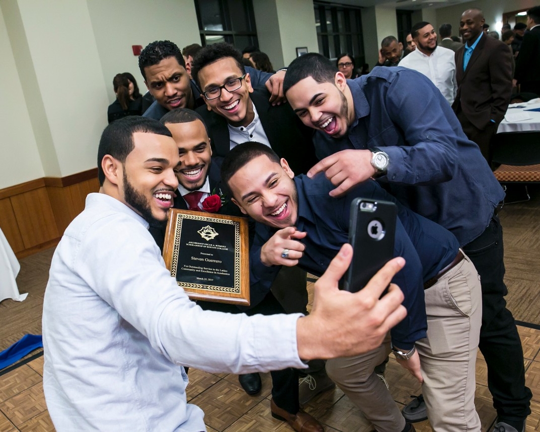 Steve Guerrero - 2017 Romero Scholarship winner Steven Guerrero and friends