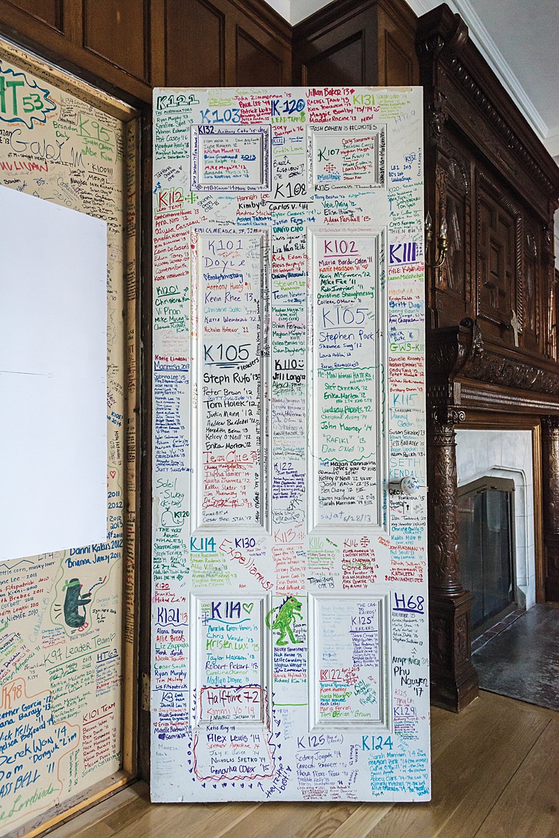 Becoming9_800x1300 Door with students' inscriptions