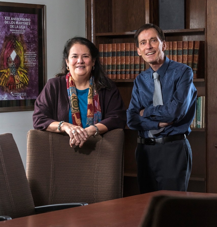 Nancy Pineda-Madrid and Rev. Richard Lennan Nancy Pineda-Madrid and Rev. Richard Lennan