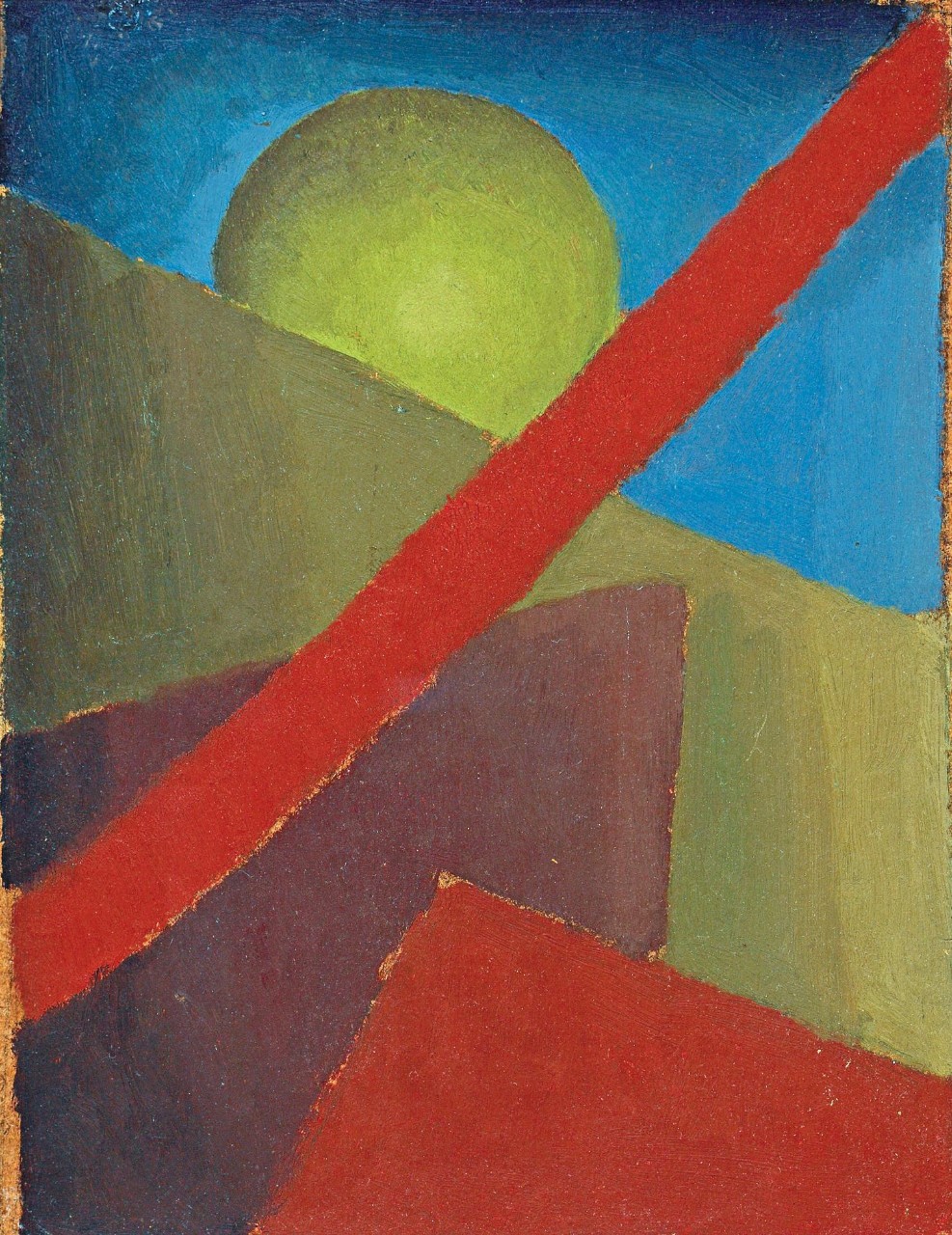 Esteban Lisa (1895–1983), Composición (Composition), c. 1935 (front) _ oil on cardboard, 30 x 23 cm, private collection © Fundación Esteban Lisa