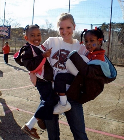 Carly Elizabeth Hughes at Holy Family School in Natchez, Miss.