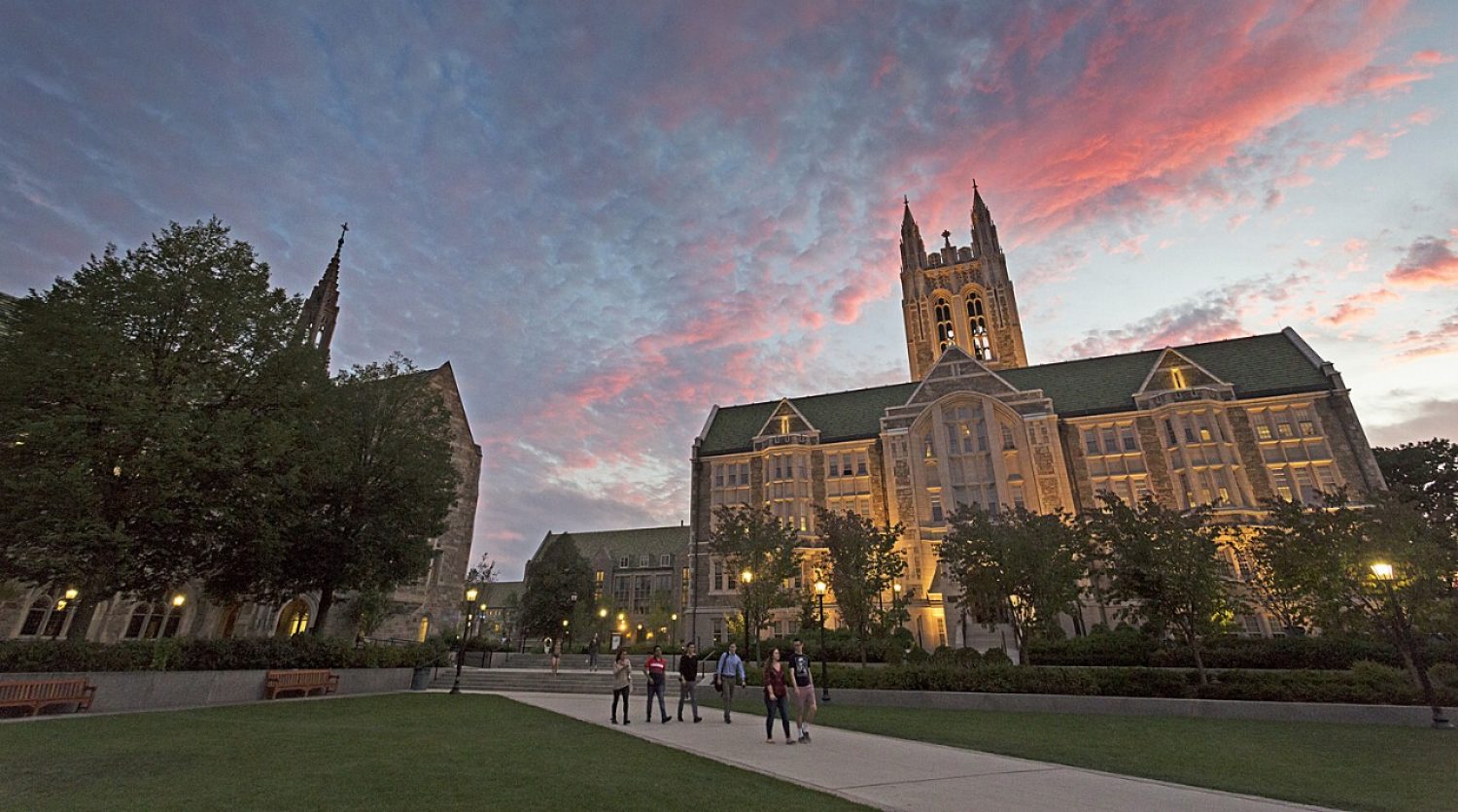 Gasson Tower at sunset