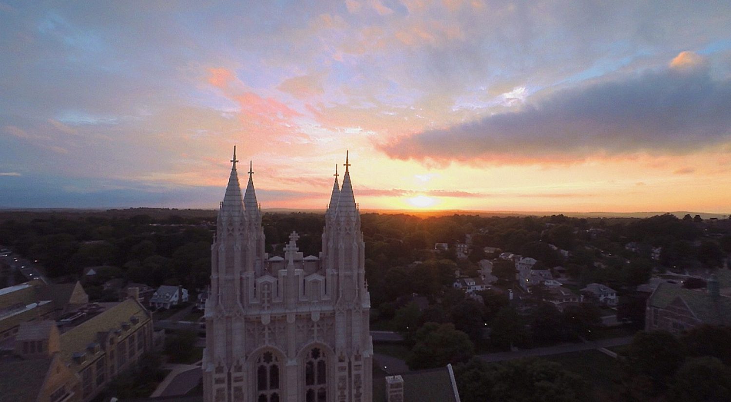 Gasson tower at sunset