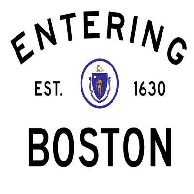 Entering Boston sign