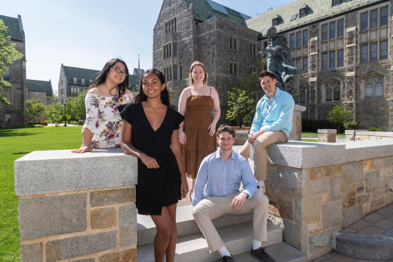 Five Fulbright winners on campus