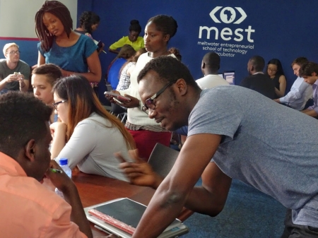 A session of BC TechTrek Ghana at MEST