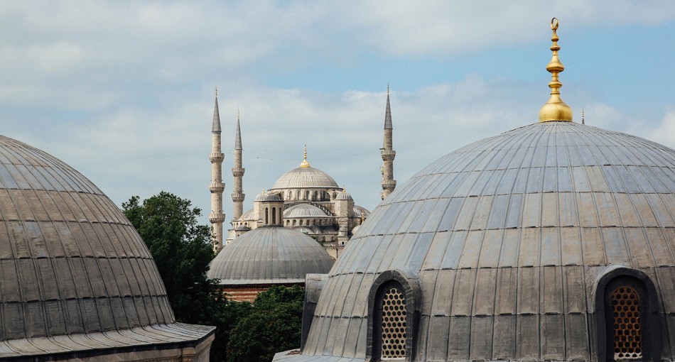 Hagia Sophia museum and the Blue Mosque