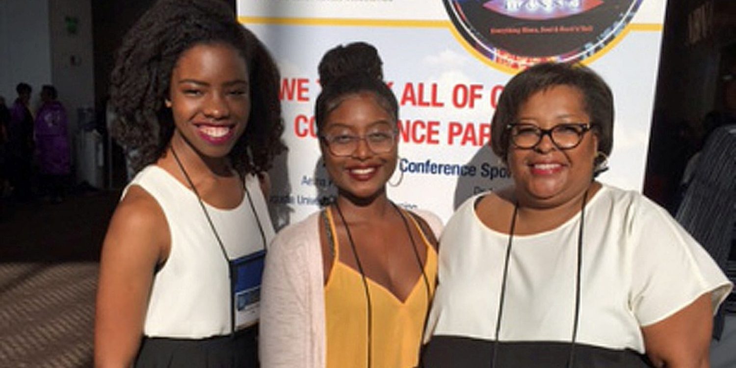 Chiamaka Okorie ’17, KILN alumna Jennifer Etienne ’12, and Dr. Allyssa Harris at the NBNA conference in Memphis, TN