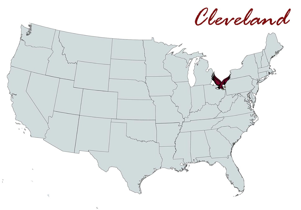 Cleveland Chapter Map Location Marker