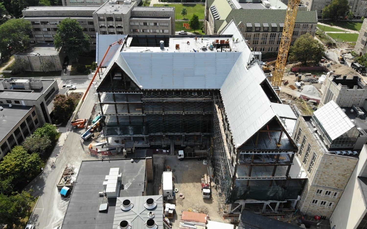 Schiller Institute for Science and Society Under Construction Mid-August 2020