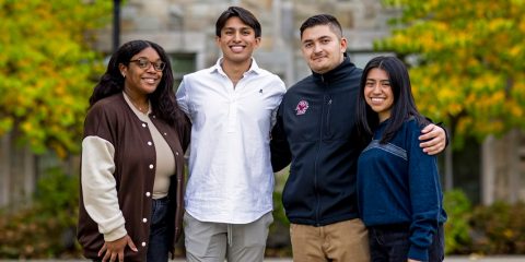 Four first-generation BC students