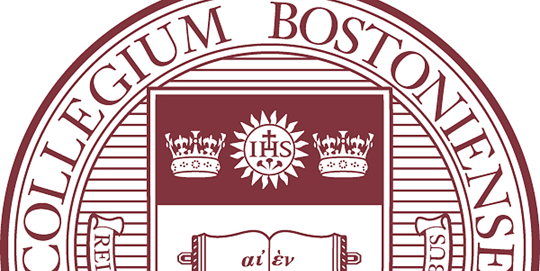 Boston College seal - section