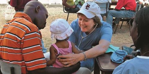 Donna Cullinan in Haiti