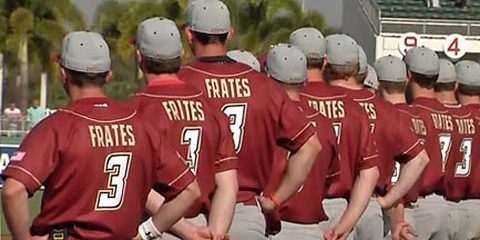 Frates' No. 3 jersey will be retired