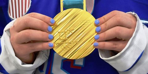 An Olympic gold medal