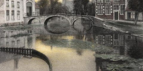 Fernand Khnopff’s “Memory of Bruges. Entrance to the Beguinage” from “Nature’s Mirror: Reality and Symbol in Belgian Landscape”