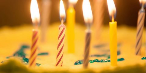 Birthday cake and candles (Credit: Alex Grichenko)