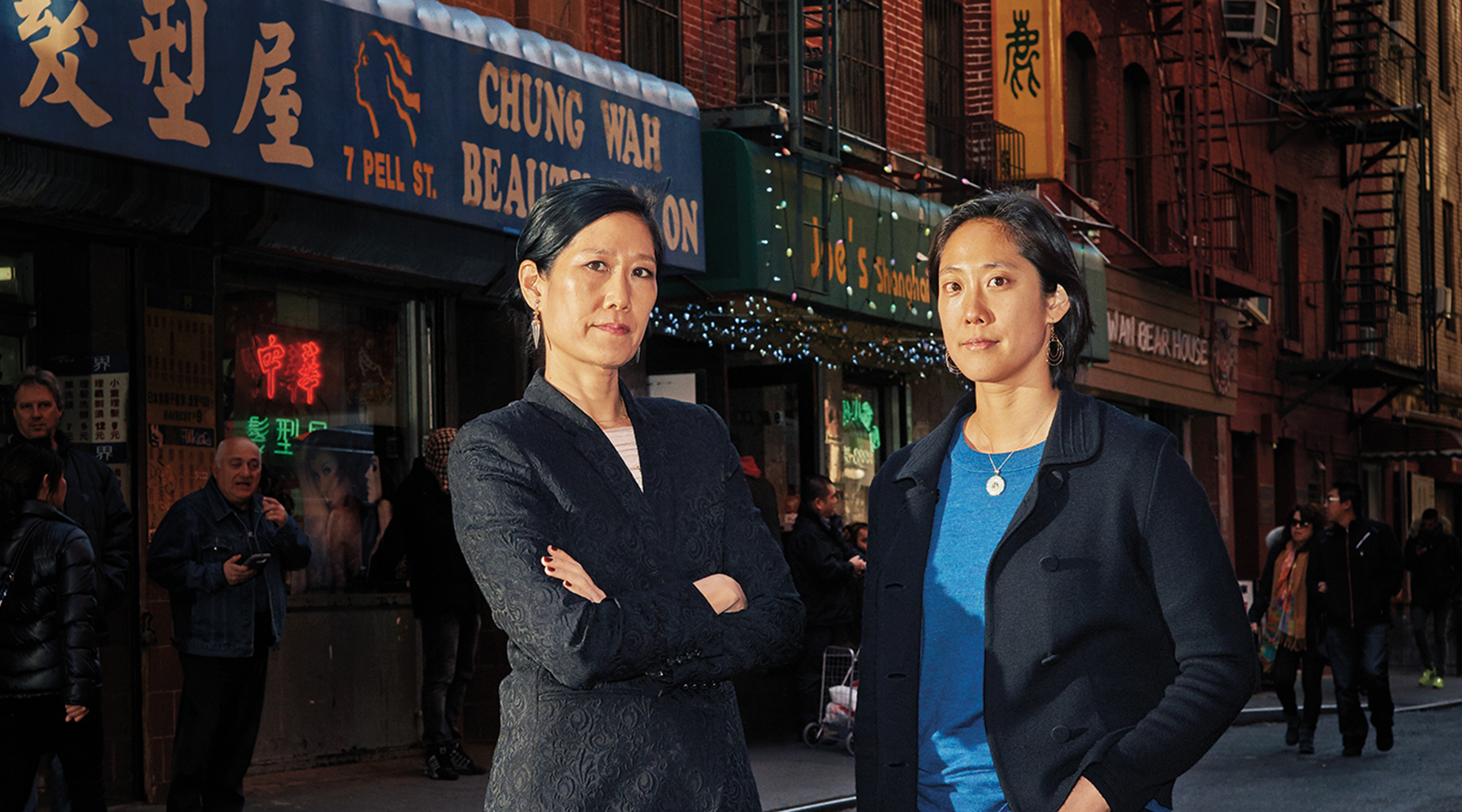 The Sung sisters in Chinatown