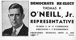 1939 Tip O'Neill campaign poster