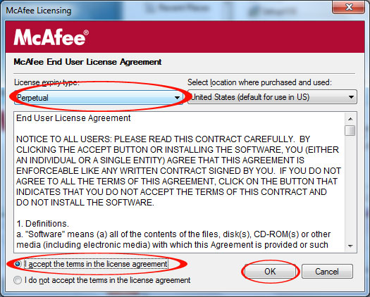 comment installer mcafee