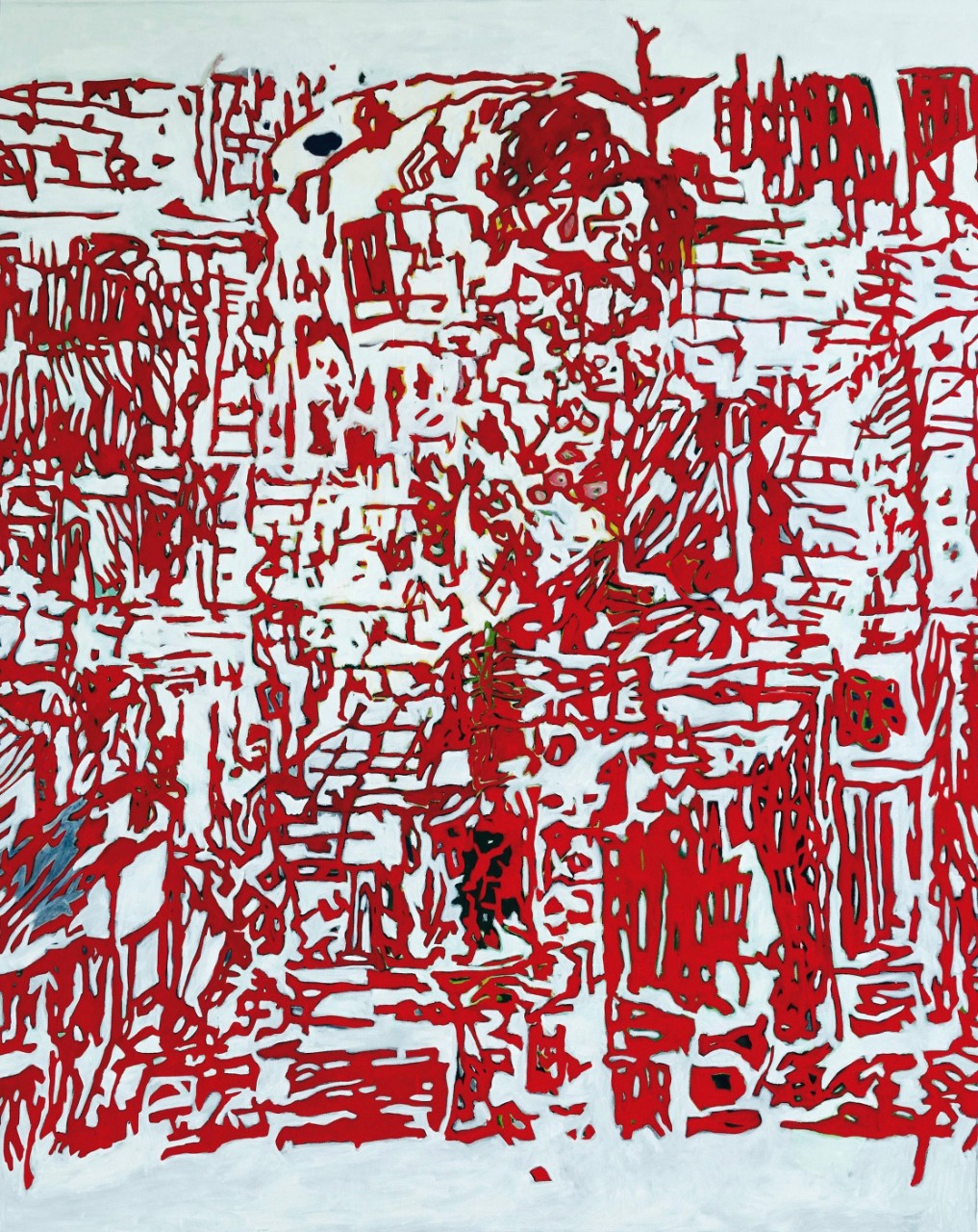 Aleppo, 2016, oil on canvas, 75 x 60 in., © Hartmut Austen Aleppo, 2016, oil on canvas, 75 x 60 in., © Hartmut Austen