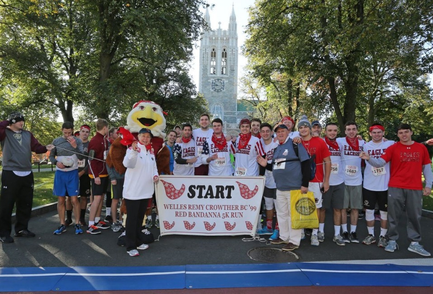 2016 Red Bandanna 5k starting line 2016 Red Bandanna 5k starting line