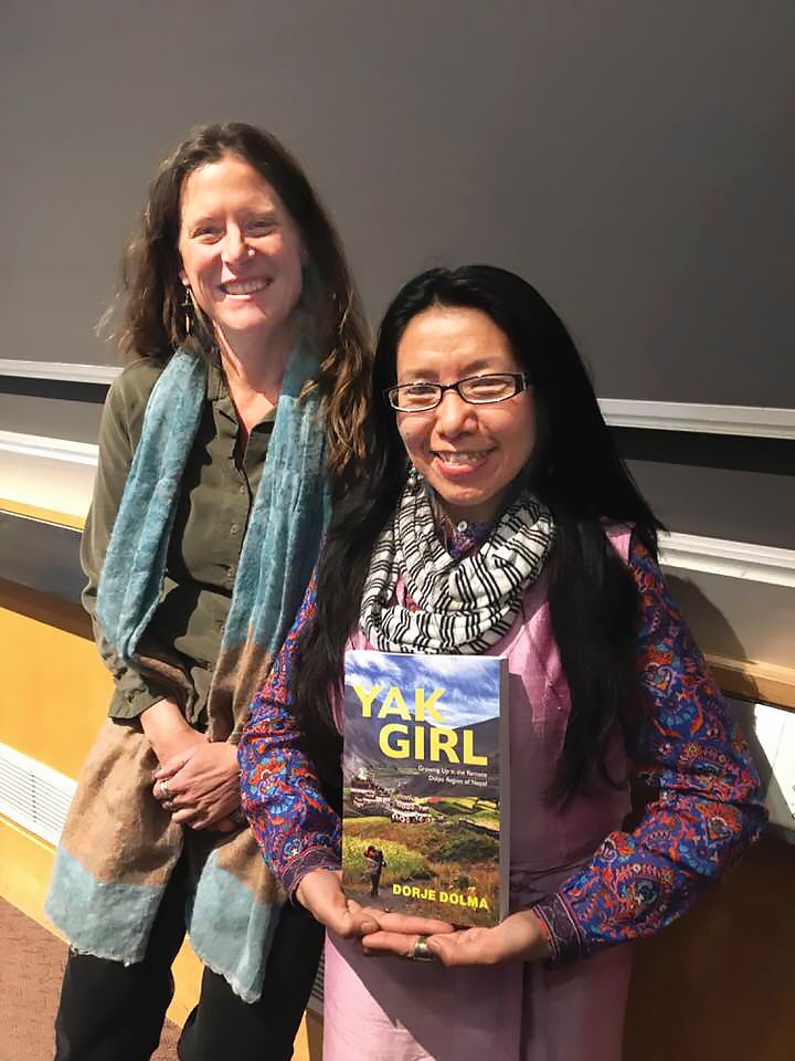 Jennifer Cleary and Dorje Dolma Jennifer Cleary and Dorje Dolma