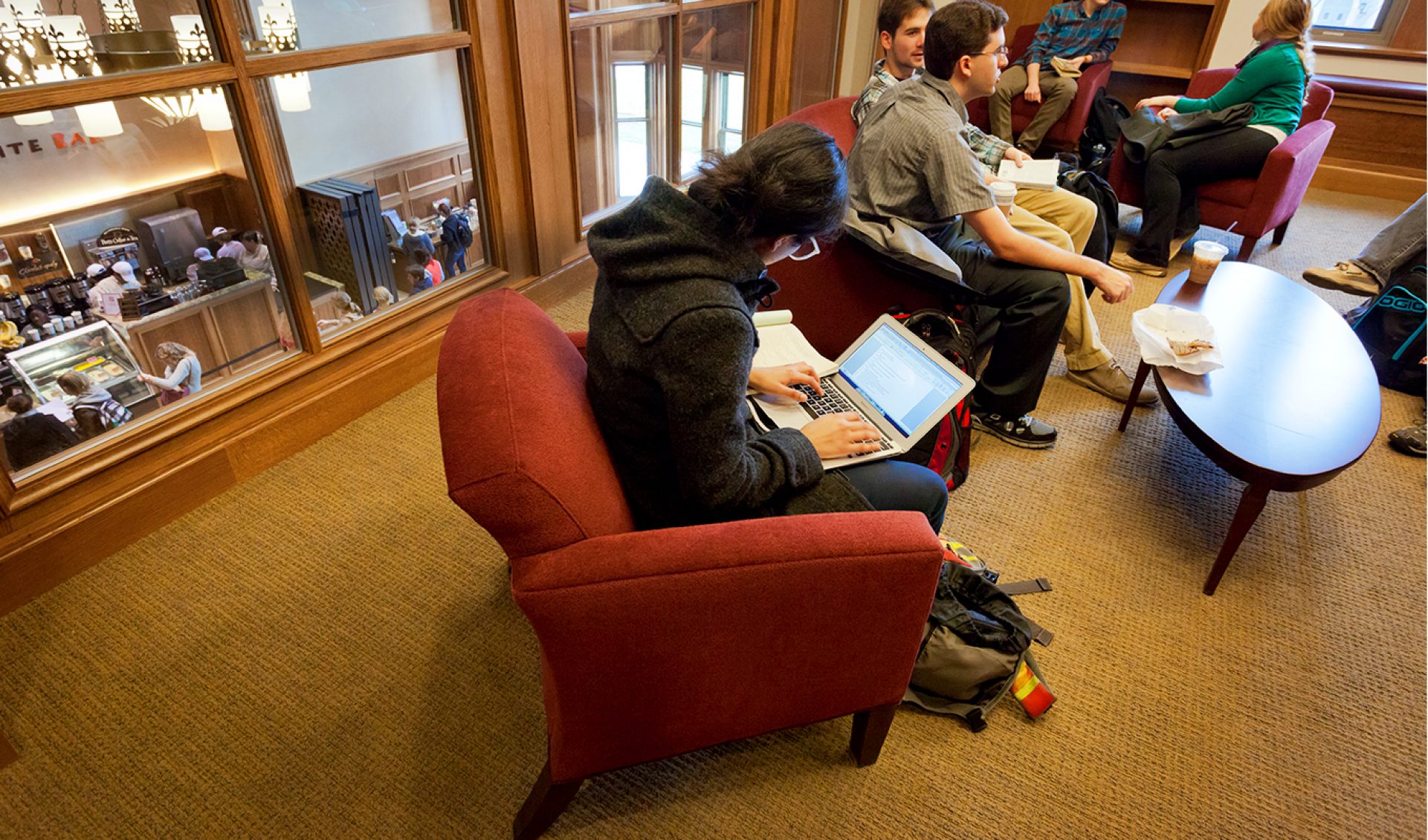 Students in discussion 