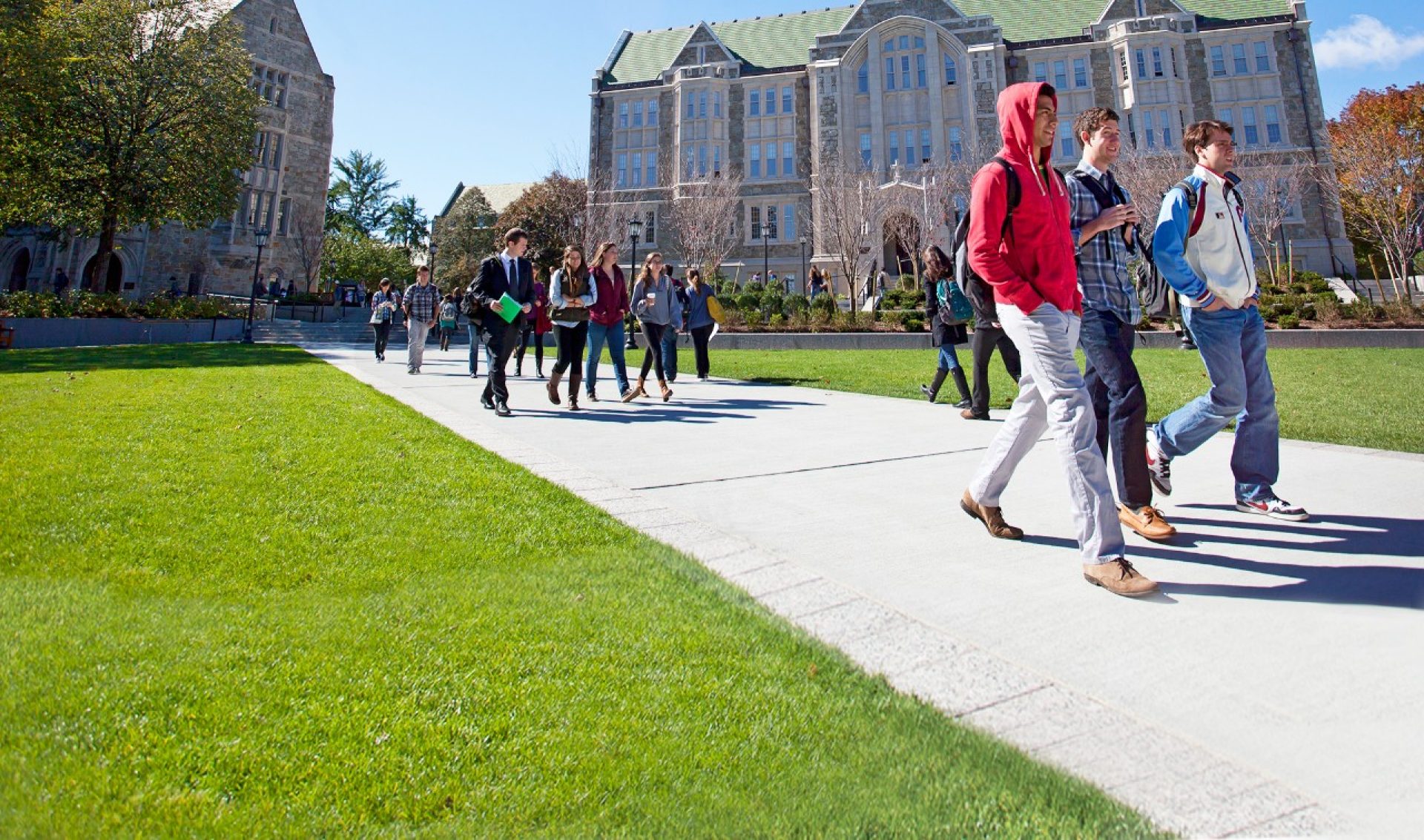 campus walkway