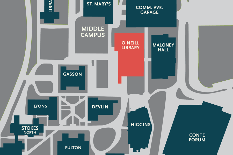 A campus map