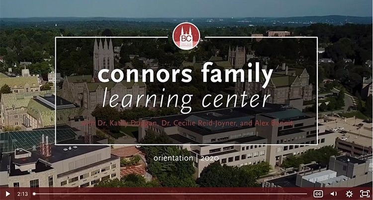 Connors Family Learning Center video