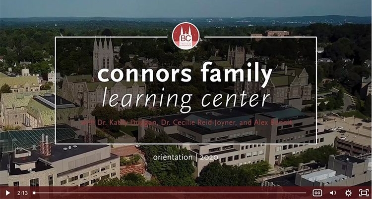 Connors Family Learning Center video