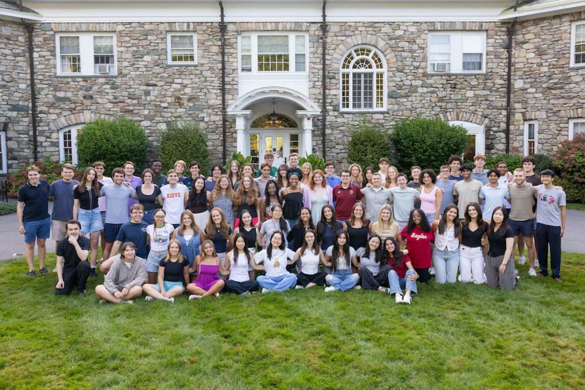 A group photograph of the Presidential Scholars