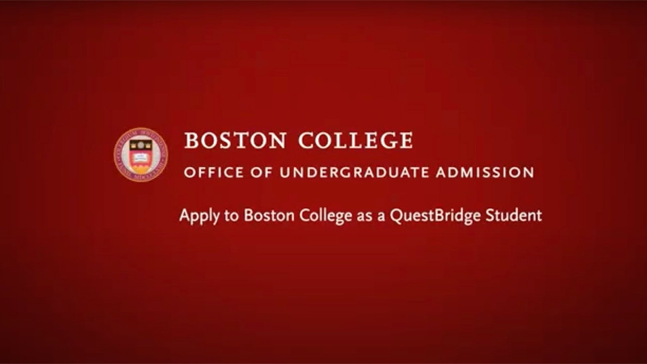 Applying to BC as a Questbridge Student