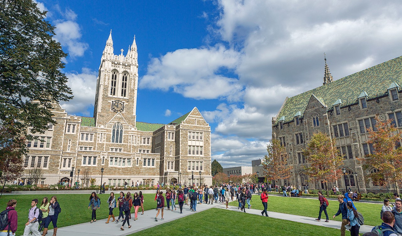 boston college campus virtual tour