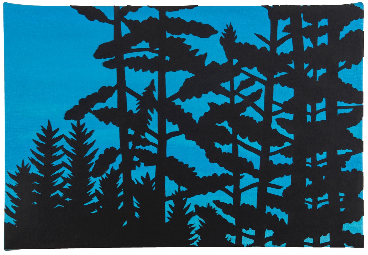 Alston Conley, Woods’ Edge, 2015, acrylic and collage on canvas, 19 x 28 in. © Alston Conley.jpg Alston Conley, Woods’ Edge, 2015, acrylic and collage on canvas, 19 x 28 in. © Alston Conley.jpg
