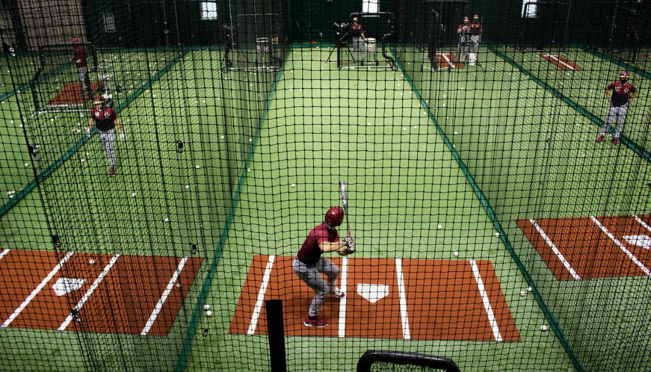 Frates Center batting cages