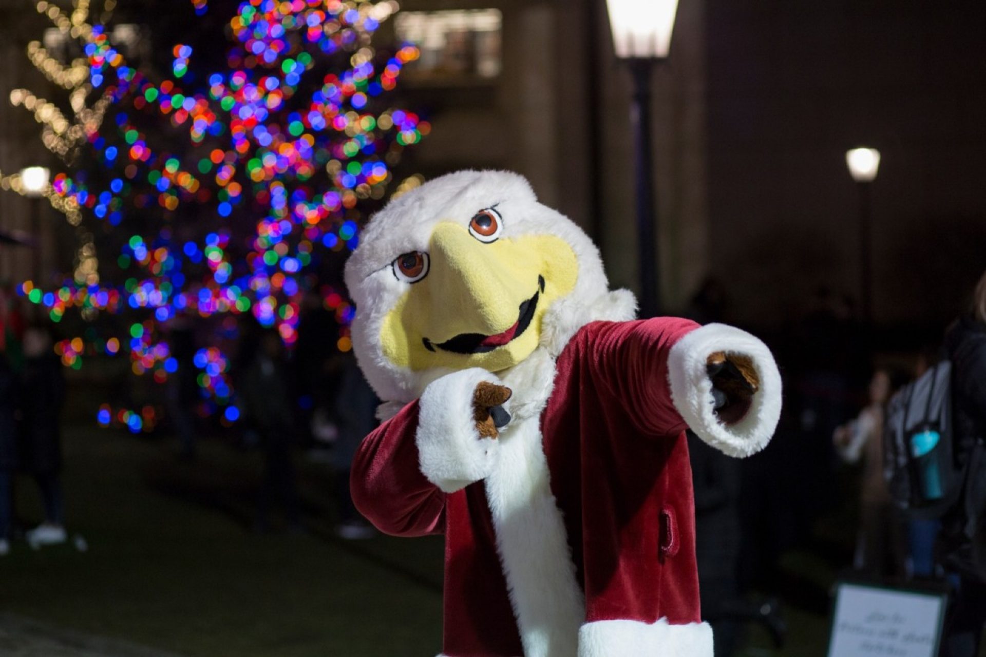 Baldwin in Santa gear