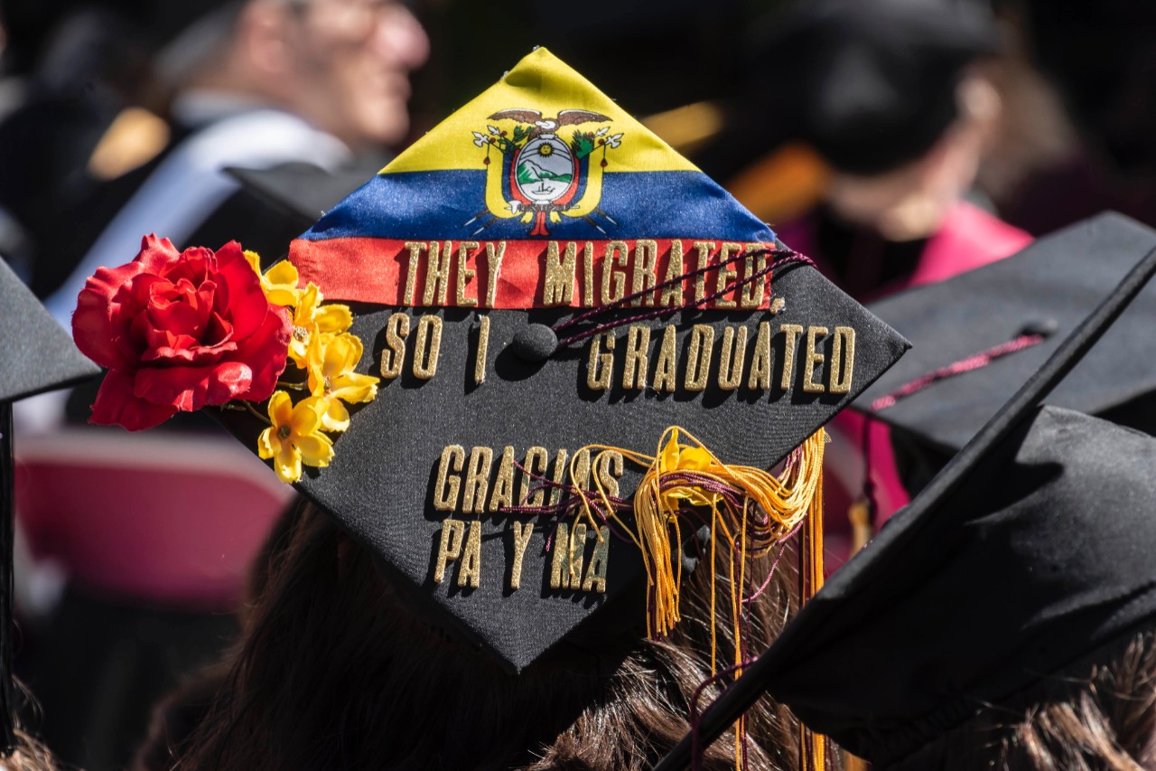 They migrated so I graduated - Gracias Pa Y Ma