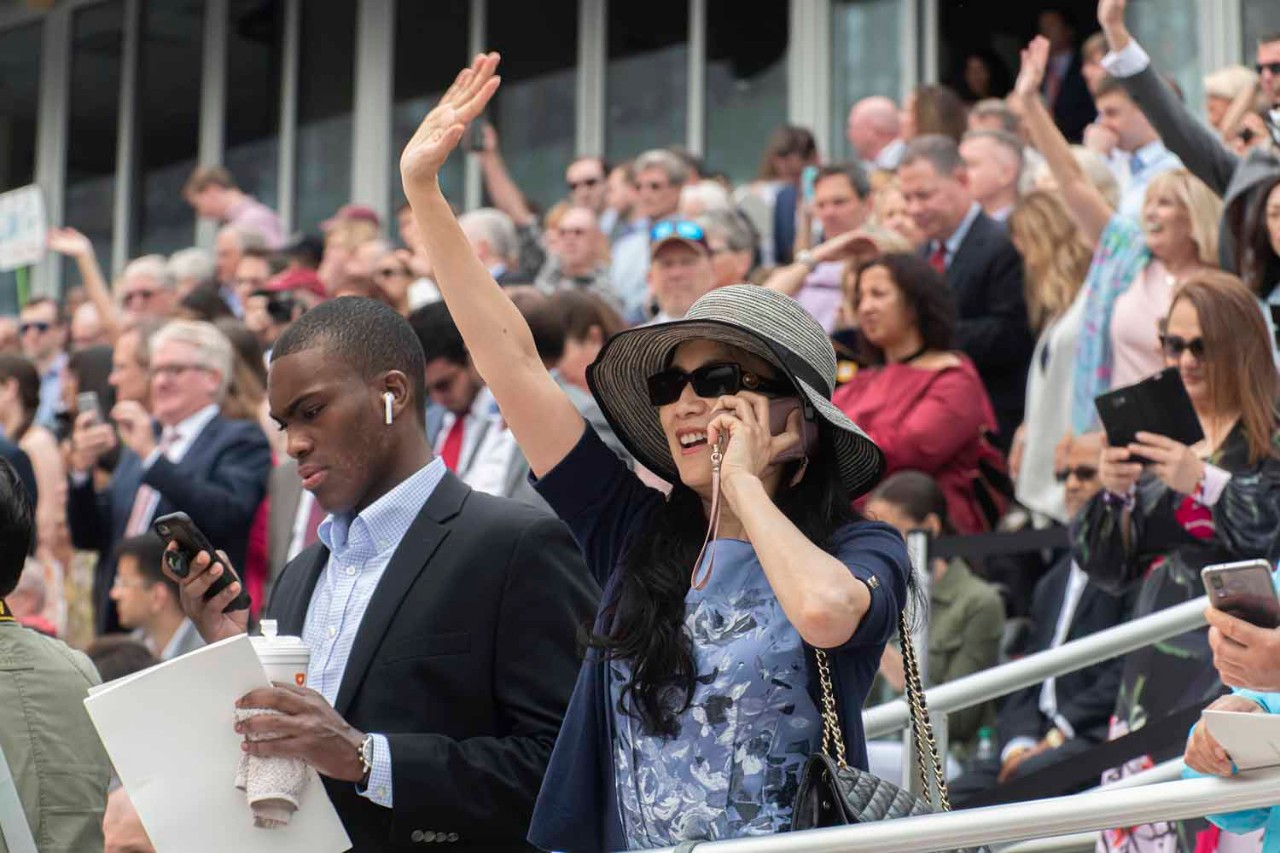 Commencement 2019 LP3 Families in the stands