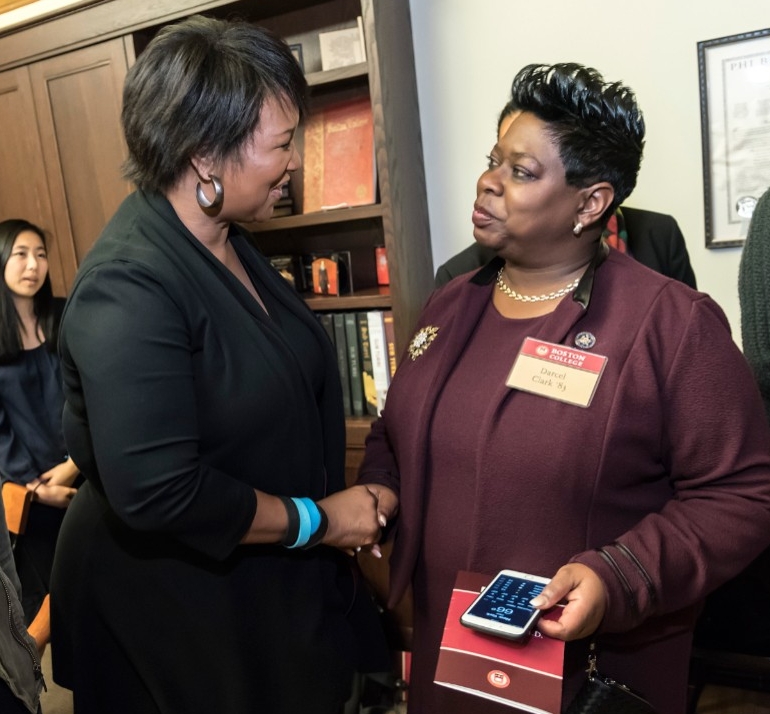 Mae Jemison and Darcel Clark