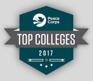 2017 Peace Corps Top Colleges Badge