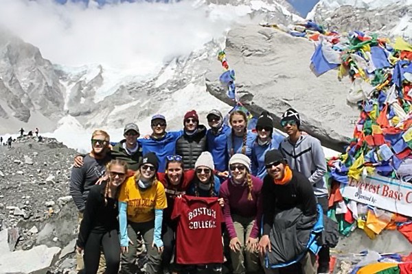 BC team at Mt Everest base camp