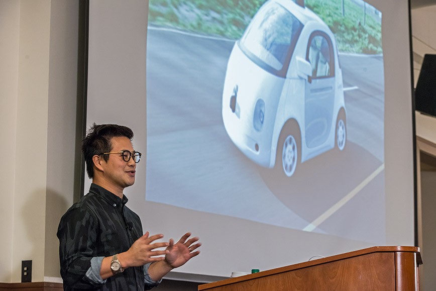 Alumnus and Google exec Marvin Chow speaks on Big Data at Advancing Scholarship and Research Day
