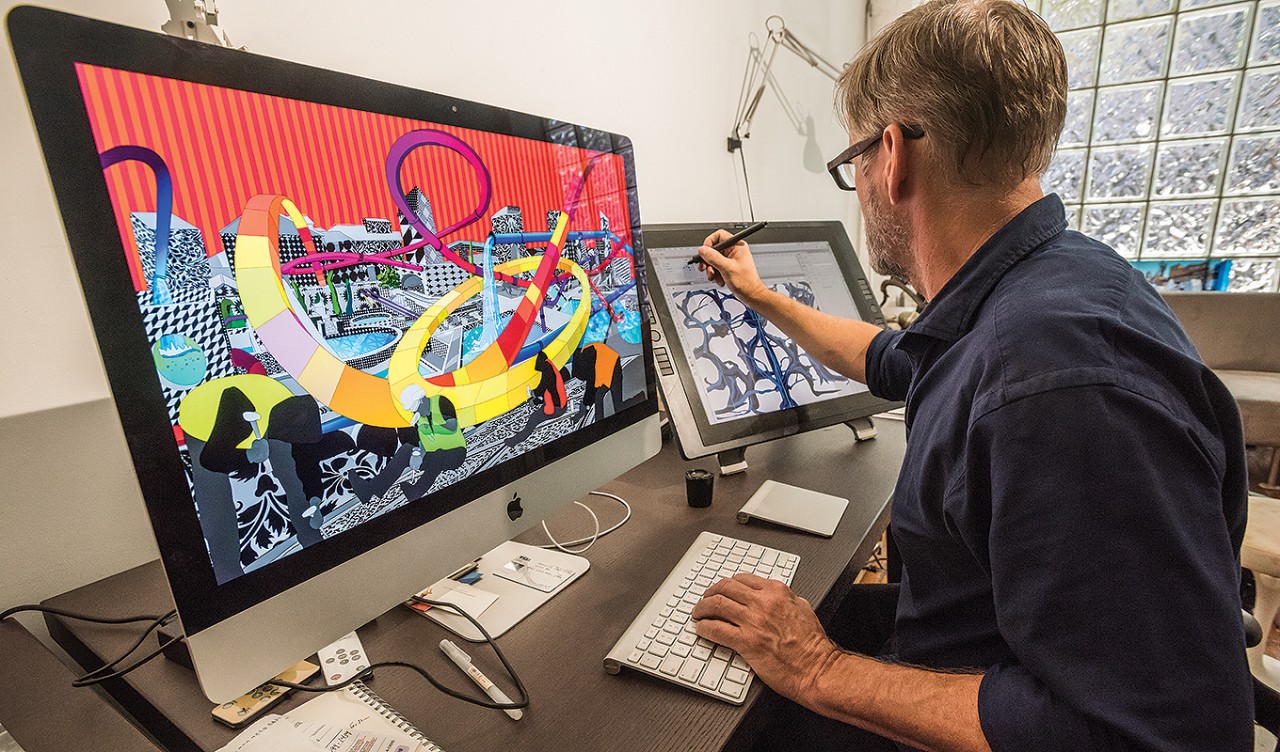 Doyle, in his Brooklyn studio