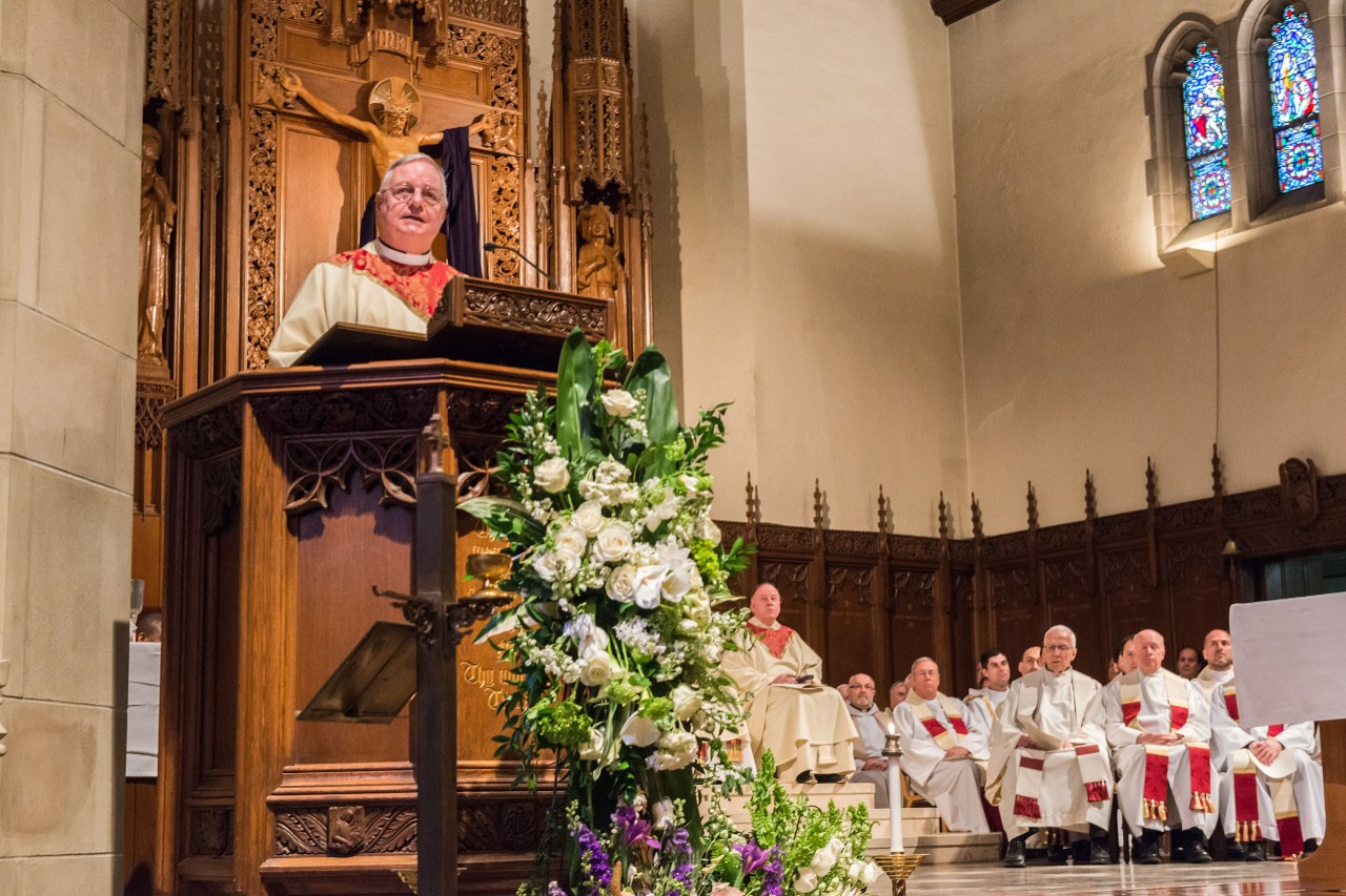 Rev. Joseph O'Keefe, S.J., delivers the eulogy for Fr. Monan Rev. Joseph O'Keefe, S.J., delivers the eulogy for Fr. Monan