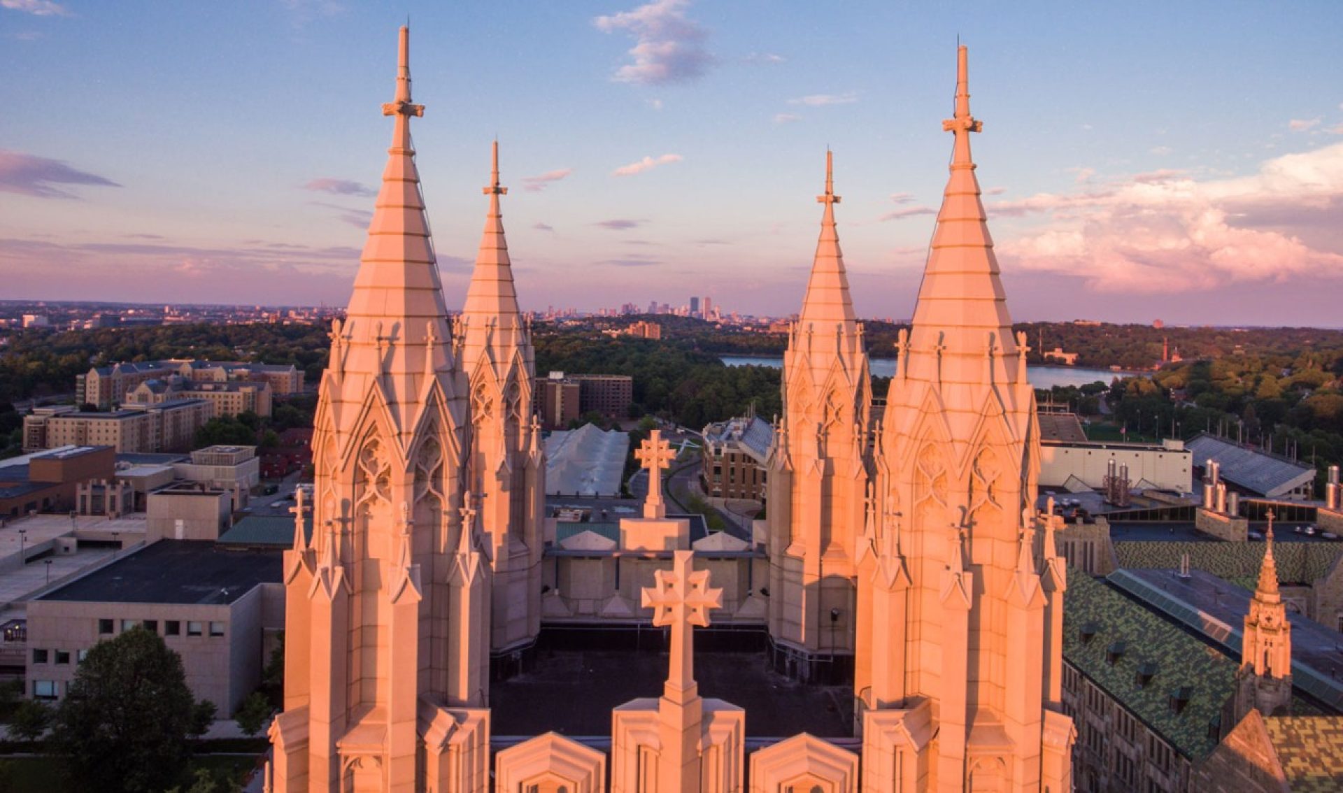 Gasson tower spires