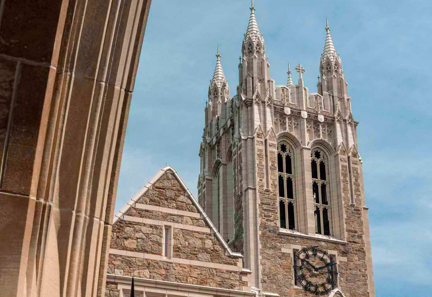 Gasson tower spires