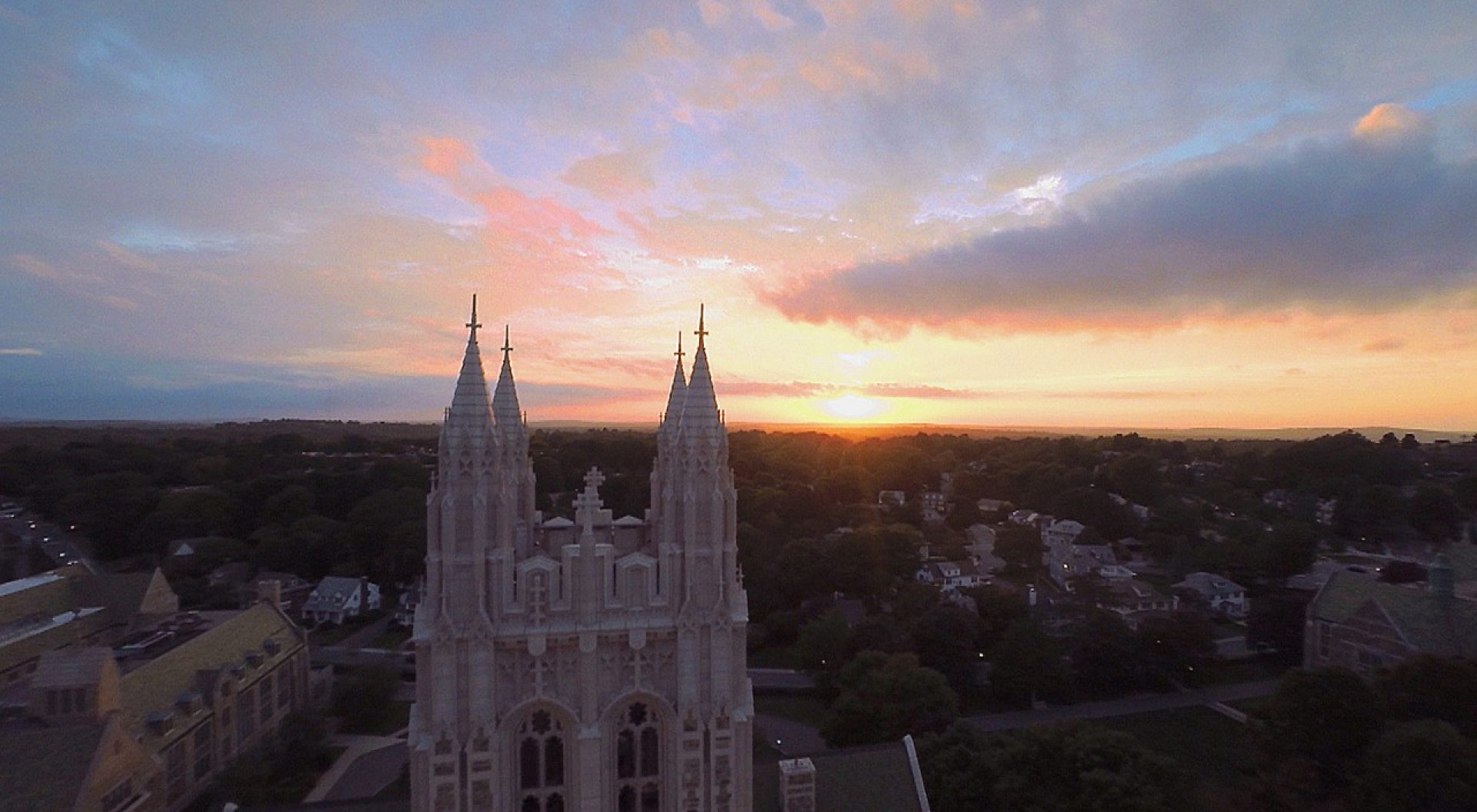 Gasson tower at sunset