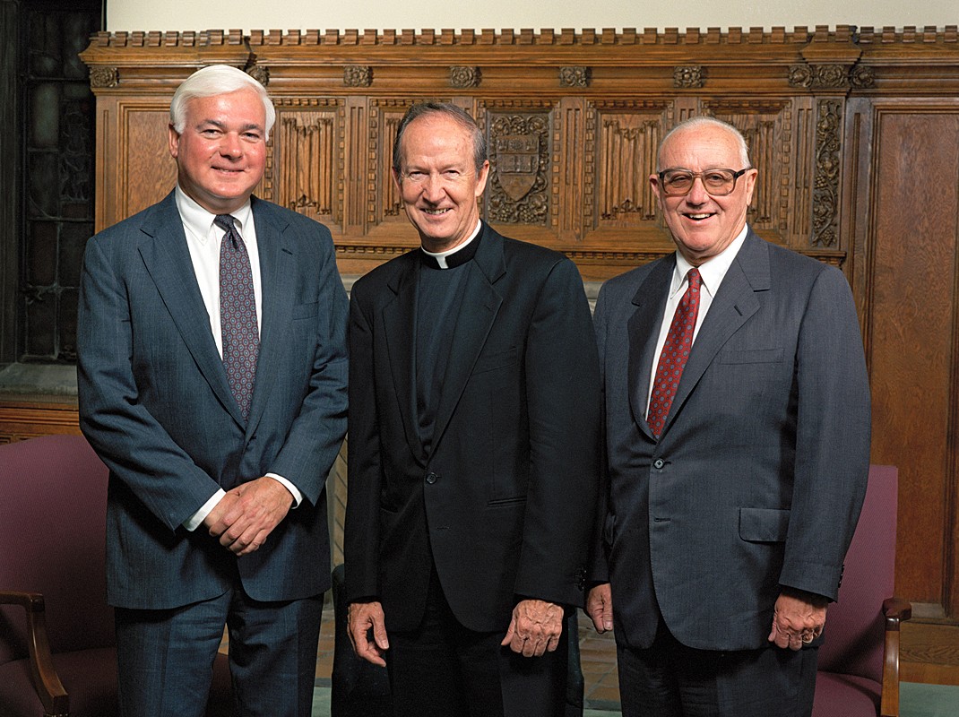 Fr. Monan, Campanella, and Smith Fr. Monan, Campanella, and Smith